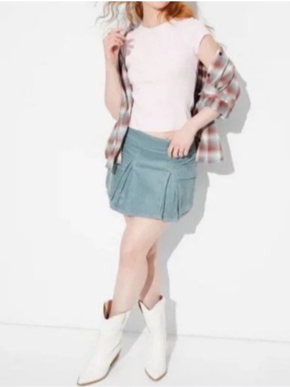 Wild Fable Corduroy Cargo Mini Skirt
